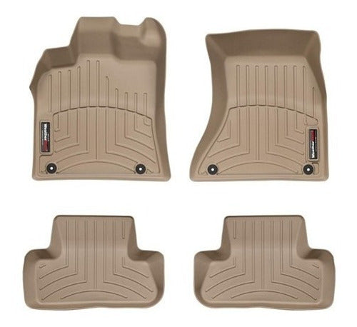 Tapetes Premium Weathertech Audi Q5 2009-2017 - 1ra+2daf+caj