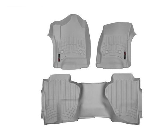 Tapetes Weathertech Sierra 2014-2018 Cab Ext - 1ra+2da Filas