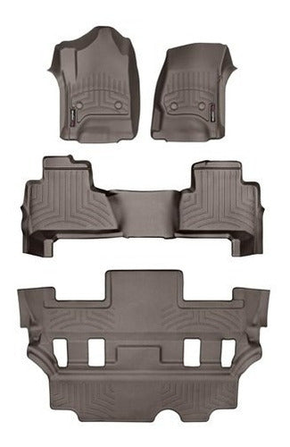 Tapetes Weathertech Yukon 2015-2018 - 1ra+2da+3ra+ Cajuela L