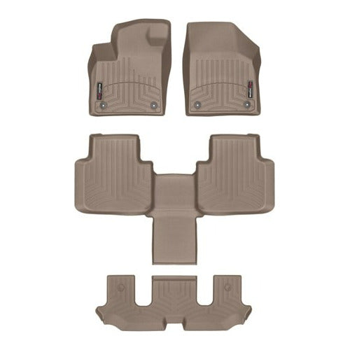 Tapetes Weathertech Sierra 2019+ 1ra F Corrido + 2da Fila