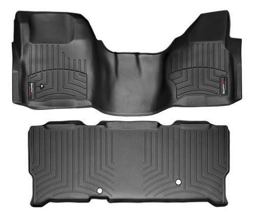 Tapetes Weathertech F-250 2008-2010 - 1ra+2da Filas Dob Cab