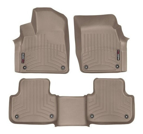 Tapetes Weathertech Audi Q8 2018-2021 - 1ra+2da Filas + Caj