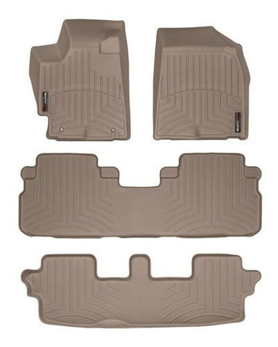 Tapetes Weathertech Highlander 2008-2013 -1ra+2da+3ra Filas