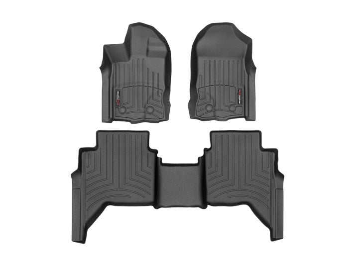Tapete Uso Rudo Weathertech Ford Ranger 2023+ 1ra+2da Filas