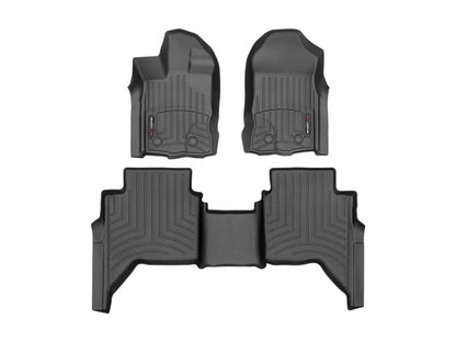 Tapete Uso Rudo Weathertech Ford Ranger 2023+ 1ra+2da Filas