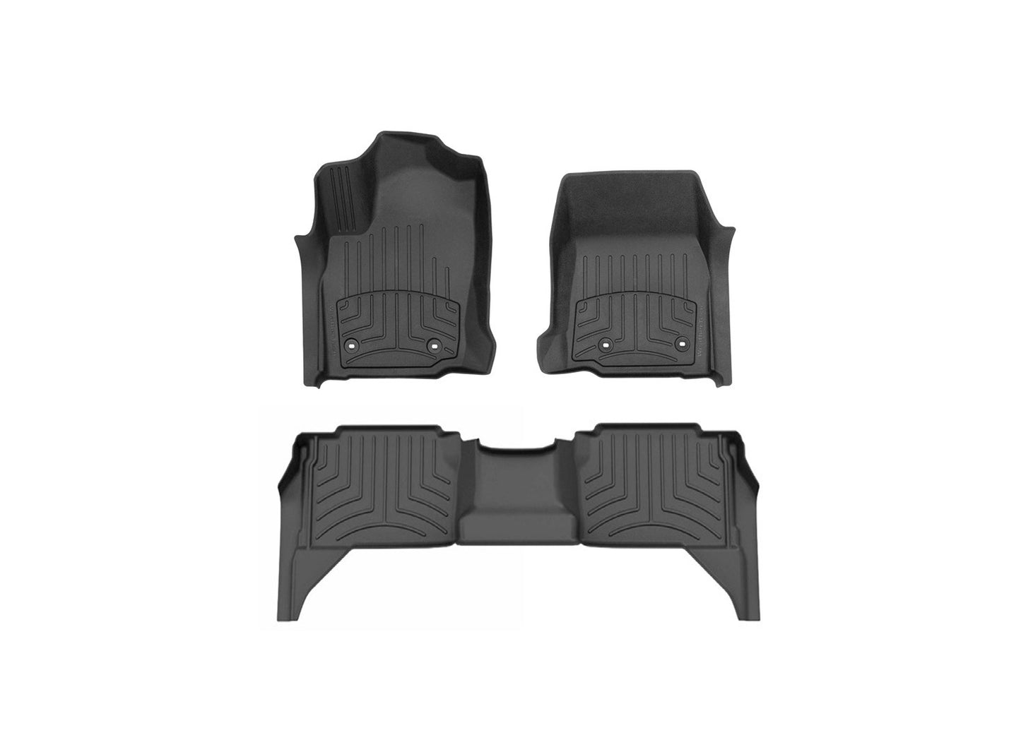 Tapetes Weathertech Hp Tacoma Hibrida 2024+ 1ra+2da Filas