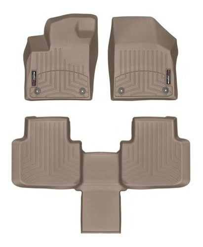 Tapetes Uso Rudo Weathertech Teramont 2018+ 1ra+2a Filas