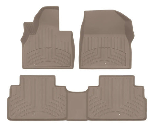 Tapete Weathertech Hp Telluride 2020+ - 1ra+2da Filas