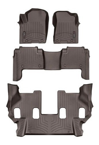 Tapetes Weathertech Qx80 2019-2021 - 1ra+2da+3raf+cajuela C