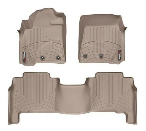 Tapetes Weathertech Land Cruiser 2008-2021 - 1ra+2da F+caj
