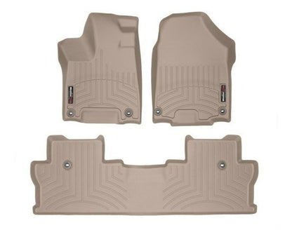 Tapetes Weathertech Ridgeline 2017-2019 - 1ra+2da Filas