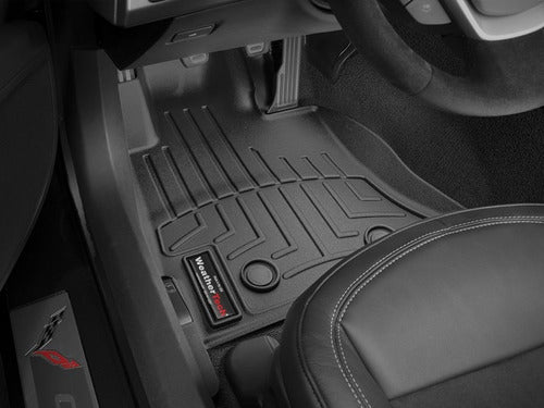Tapetes Uso Rudo Weathertech Corvette 2014-2019 - 1ra Fila