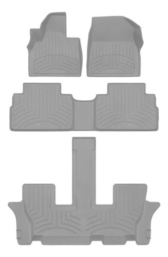 Tapete Weathertech Hp Telluride 2020+ - 1ra+2da+3ra Fil +caj