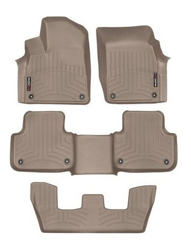 Tapetes Weathertech Audi Q7 2016-2021 - 1ra+2da+3ra Filas