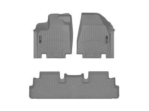 Tapetes Weathertech Todo Clima Sorento 2021-23+ 1ra+2da Fila