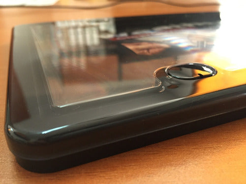 Portaplacas Weathertech Clearcover Marco Negro Mica Clara