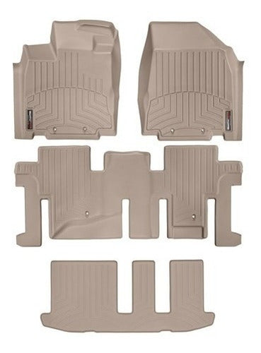 Tapetes Weathertech Qx60 2014-2021 - 1ra+2da+3rafilas+caj L