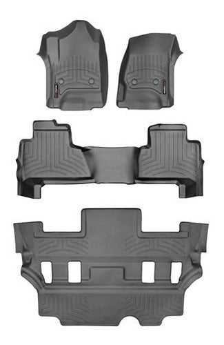 Tapetes Weathertech Tahoe 2021+ 1ra+2da+3ra F + Caj Corta