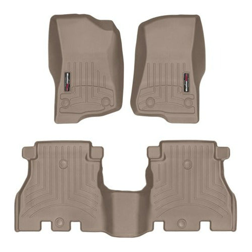 Tapetes Weathertech Wrangler Unlimited 2019+ 1ra+2da F + Caj