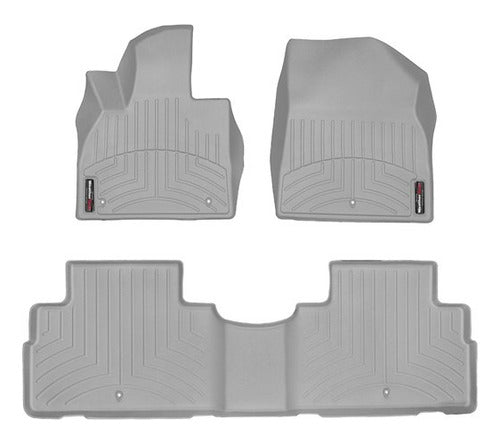 Tapetes Uso Rudo Weathertech Palisade 2020+ 1ra+2da Filas