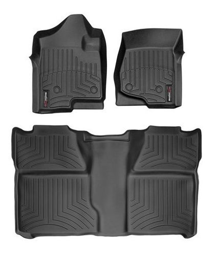 Tapetes Weathertech Silverado Doble Cab 2007-2013 - 1ra+2daf