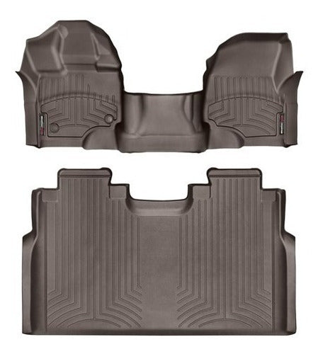 Tapetes Weathertech F-150 Lobo 2015-19 Cab 1/2  - 1ra+2da F