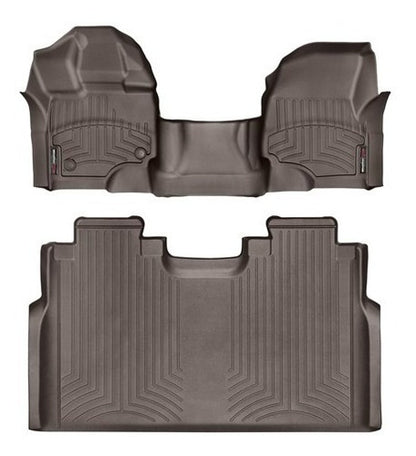 Tapetes Weathertech F-150 Lobo 2015-19 Cab 1/2  - 1ra+2da F