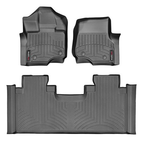 Tapetes Weathertech F-150 Lobo 2015-2019 Cab 1/2 - 1ra+2da F