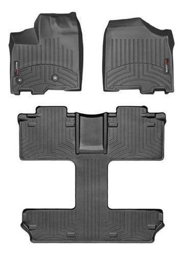Tapetes Uso Rudo Weathertech Hp Hr-v 2018-2022 1ra+2da Filas