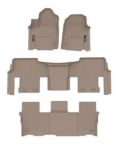 Tapetes Weathertech Wagoneer 2022+ 8pas 1ra+2da+3raf+ Caj C