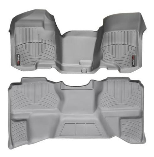 Tapetes Weathertech Silverado Cab Y Media 2007-2013 1ra+2daf