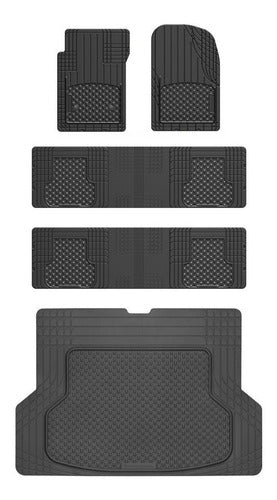 Weathertech Tapetes Universales 3 Filas + Cajuela