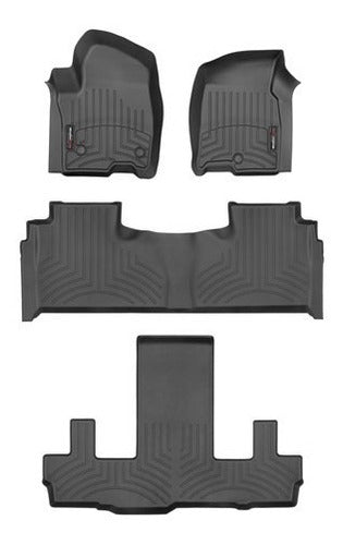Tapete Weathertech Yukon Xl 2000-05 1ra+2da+3ra F+ Cajuela C