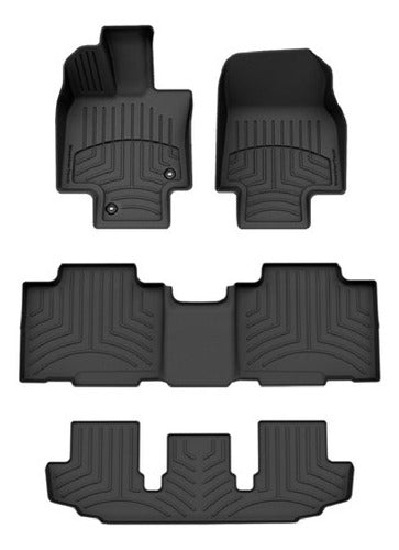 Tapetes Weathertech Hp Highlander Hibrida 2020+ 1ra+2da+3raf