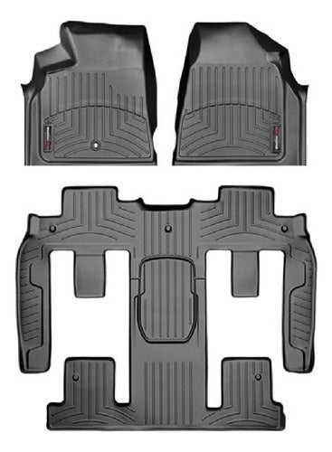 Tapetes Uso Rudo Weathertech Rogue 2008-2013 1ra+2da Filas