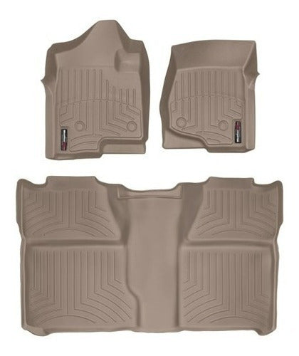 Tapetes Weathertech Silverado Doble Cab 2007-2013 - 1ra+2daf