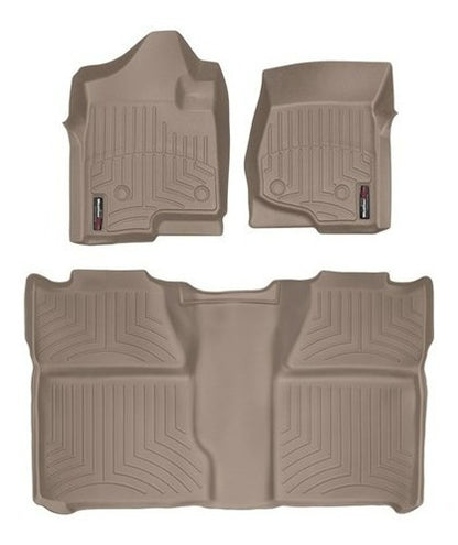 Tapetes Weathertech Silverado Doble Cab 2007-2013 - 1ra+2daf