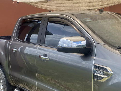 Weathertech Deflectores 4 Ventanas Ford Ranger 2019-2023