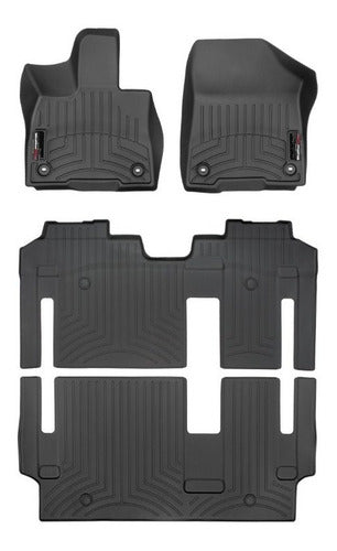 Tapetes Weathertech Sienna 2021+ 8 Pas 1ra+2da+3raf+caj L