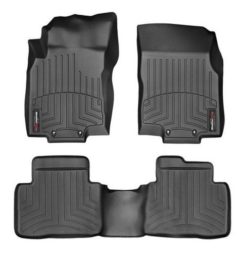 Tapetes Uso Rudo Weathertech Clase C 2015-19 - 1ra+2da Filas