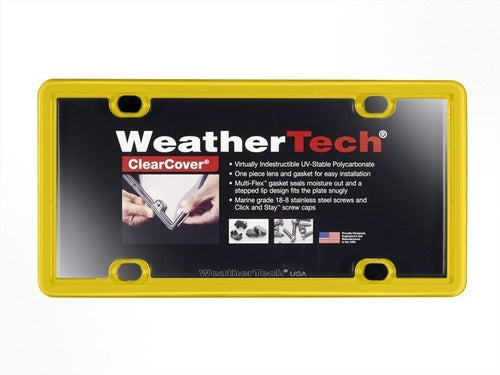 Portaplacas Weathertech Clearcover Varios Colores