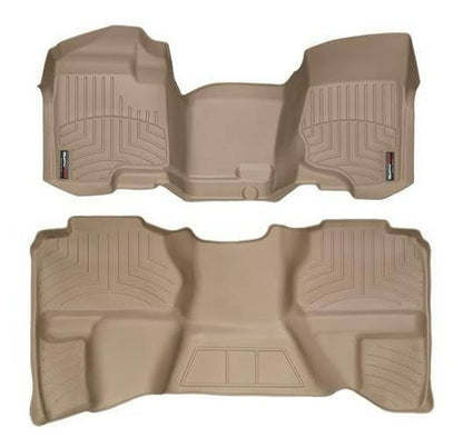 Tapetes Weathertech Silverado Cab Y Media 2007-2013 1ra+2daf