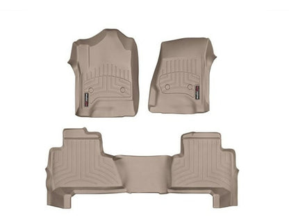 Tapetes Uso Rudo Weathertech Tahoe 2015-2020 - 1ra+2da Filas