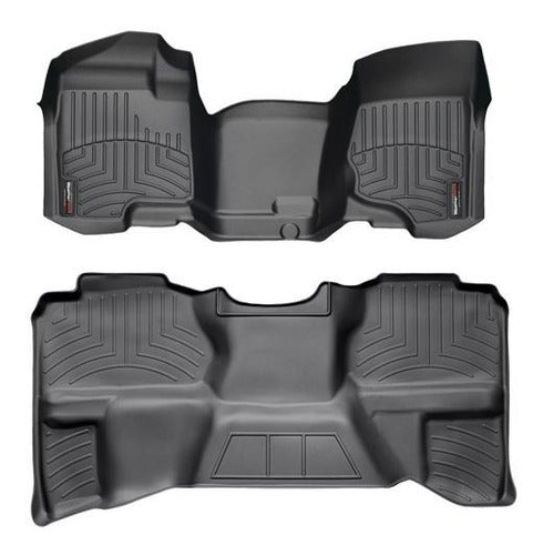 Tapetes Weathertech Silverado Cab Y Media 2007-2013 1ra+2daf