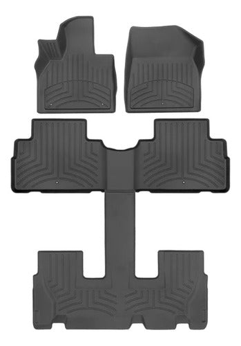 Tapetes Weathertech Hp Palisade 2020+ 1ra+2da+3ra Filas