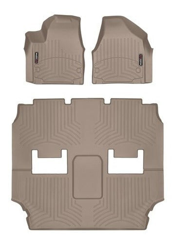 Tapetes Weathertech Toyota Sequoia 2023+ 1ra+2da+3ra Filas