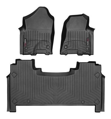 Tapetes Weathertech Ram 19-20 Cabina Doble 1ra+2da Filas