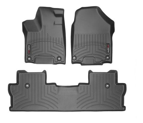 Tapetes Weathertech Ridgeline 2017-2019 - 1ra+2da Filas