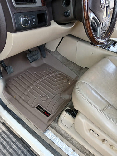 Tapetes Uso Rudo Weathertech Gmc Yukon 2011-2014 1ra Fila