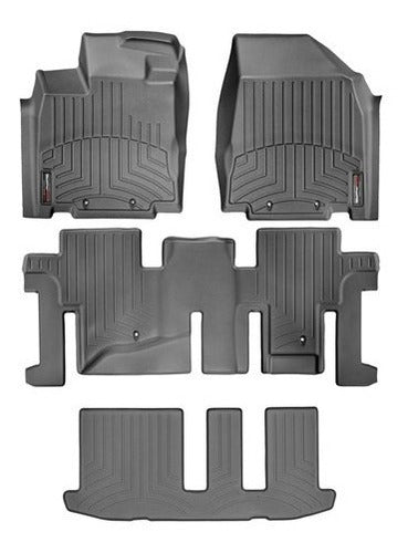 Tapetes Weathertech Qx60 2014-2021 - 1ra+2da+3ra Fil + Caj C